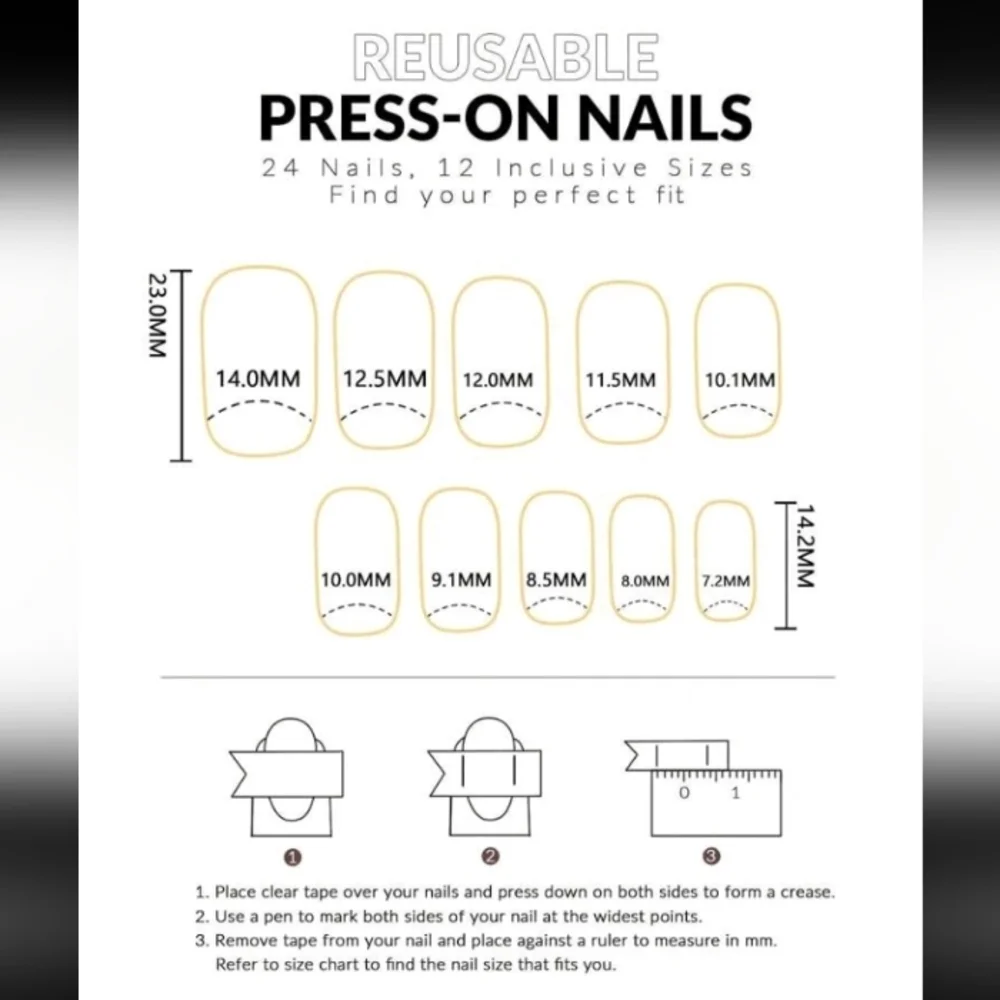 🔥3/$21 Pink Floral Press On Nails